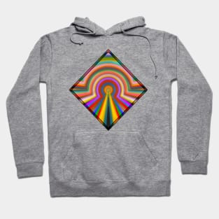 🌈 Rainbow Meditation Diamond Hoodie